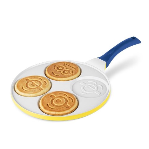 Patelnia do placuszków 4 otwory Emoji 26 cm Minions Collection BerlingerHaus BH-8950MN