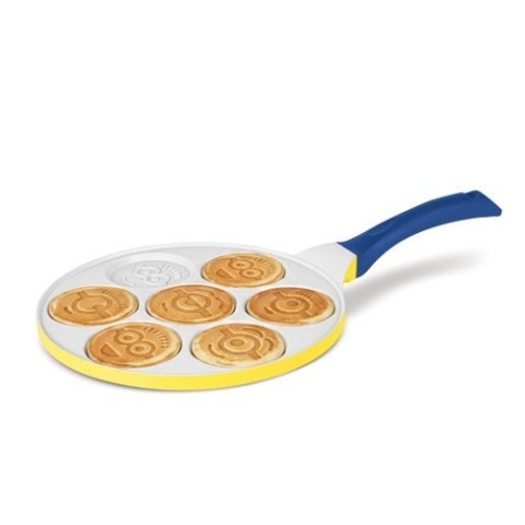 Patelnia do placuszków 7 otworów Emoji 26 cm Minions Collection BerlingerHaus BH-8949MN