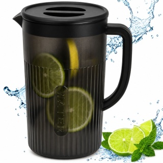 Dzbanek plastikowy 3l z pokrywką do wody soku napojów lemoniady pojemny