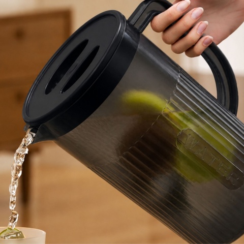 Dzbanek plastikowy 3l z pokrywką do wody soku napojów lemoniady pojemny