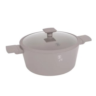 Garnek z pokrywą 28cm Taupe BerlingerHaus BH-8102