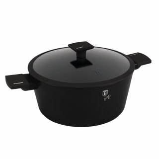 Garnek z pokrywką 28 cm Matte Black Collection BerlingerHaus BH-8189
