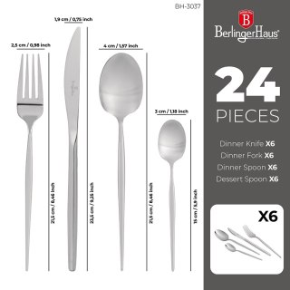 Sztućce 24szt BerlingerHaus Eternal Collection BH-3037