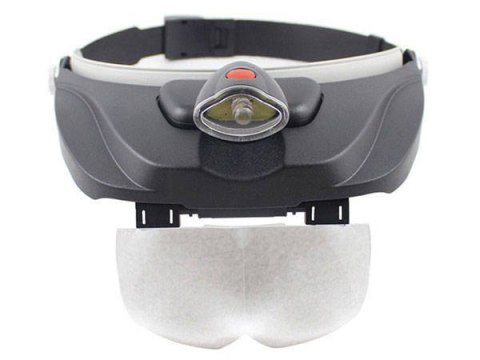 Lupa nagłowna okulary precyzyjne mocny led 3,5x