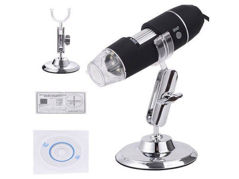 Mikroskop cyfrowy usb 8 led smd 1000x lupa zoom