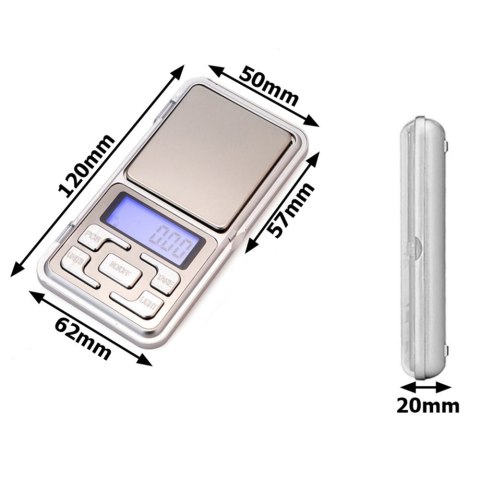 Waga jubilerska elektroniczna 200g 0,01g wagi lcd