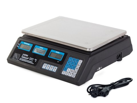 Waga sklepowa elektroniczna kalkulacyjna 40kg pl
