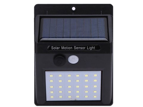 Lampa solarna 30 led smd czujnik ruchu zmierzchu
