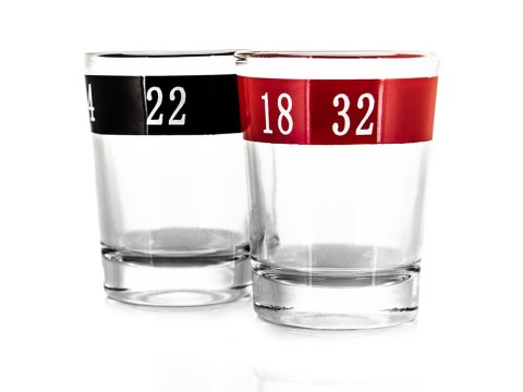 Alkoholowa gra ruletka imprezowa+kieliszki 16szt