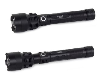 Latarka bailong taktyczna mocna led xhp50 zoom usb