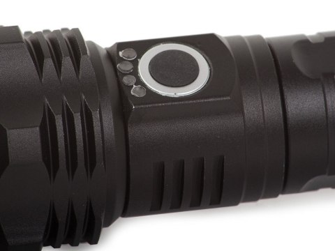Latarka bailong taktyczna mocna led xhp50 zoom usb