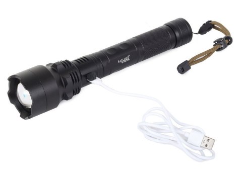 Latarka bailong taktyczna mocna led xhp50 zoom usb