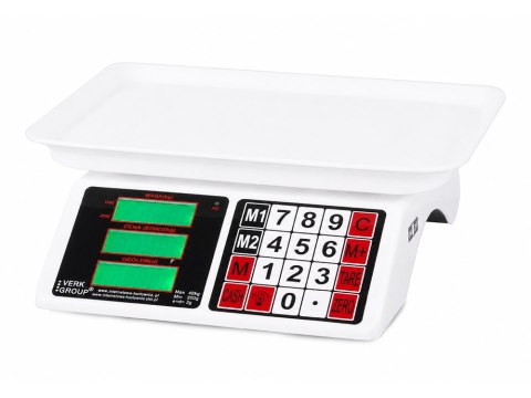 Waga sklepowa elektroniczna kalkulacyjna 40kg 2g