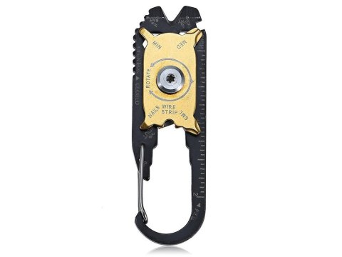 Brelok karabińczyk nóż multitool przeżycia 20w1