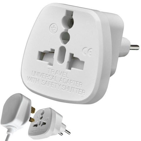 Adapter przejściówka gniazdo uk anglia wtyk pl