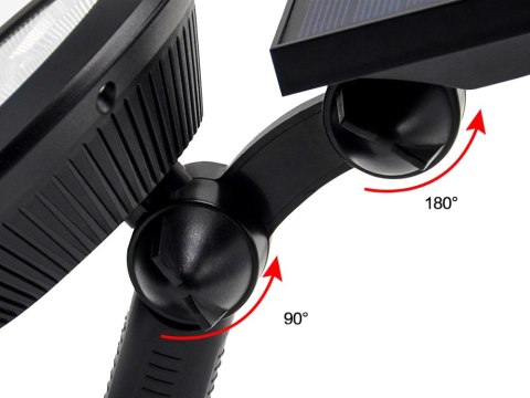 Lampa solarna rgb kolorowa ogrodowa świateczna