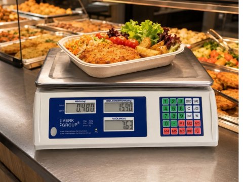 Waga sklepowa elektroniczna kalkulacyjna 40kg pl