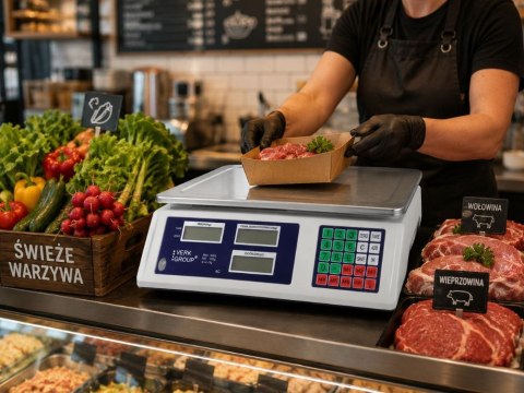 Waga sklepowa elektroniczna kalkulacyjna 40kg pl