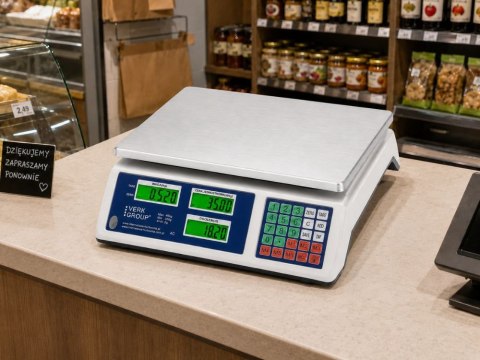 Waga sklepowa elektroniczna kalkulacyjna 40kg pl