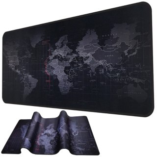Duża podkładka pod mysz mapa świata biurowa 80x30