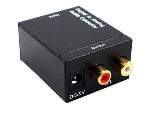 Konwerter optyczny toslink spdif na 2x cinch rca