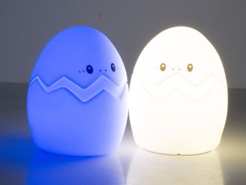 Lampka nocna dla dzieci led jajko rgb dotyk usb