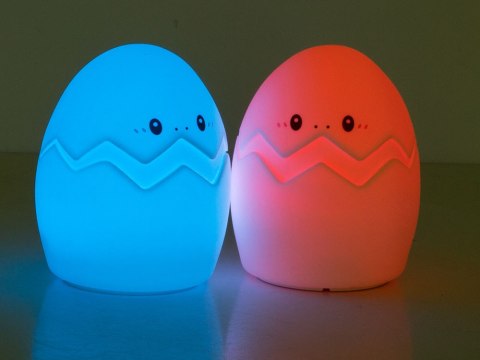 Lampka nocna dla dzieci led jajko rgb dotyk usb