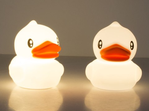 Lampka nocna dla dzieci led kaczka rgb dotyk usb