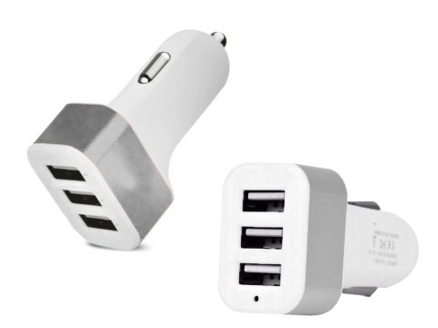 Samochodowa ładowarka do gniazd zapalniczki 3xusb