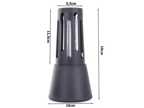 Lampa owadobójcza na komary owady muchy uv skuteczna 5w cicha szczoteczka