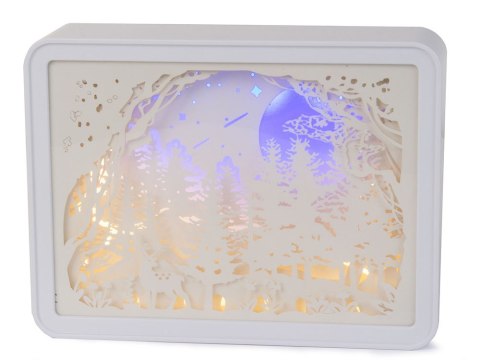 Lampka nocna tablica 3d kolory rgb led pilot dotyk