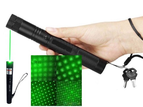 Wskaźnik laserowy laser zielony punktowy mocny