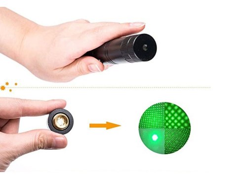 Wskaźnik laserowy laser zielony punktowy mocny