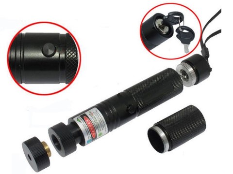 Wskaźnik laserowy laser zielony punktowy mocny