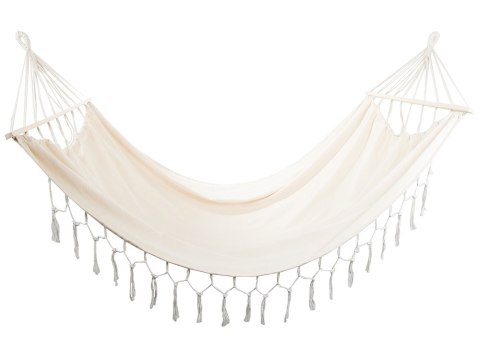 Hamak turystyczny duży boho frędzle dwuosobowy huśtawka 200x150