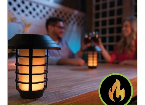 Lampa ogród solarna pochodnia latarnia rgb pilot