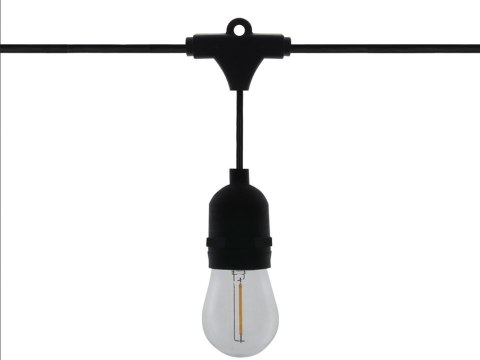 Girlanda ogrodowa łańcuch świetlny 15 led e27 15m