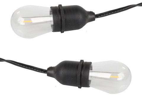 Girlanda ogrodowa łańcuch świetlny 15 led e27 15m