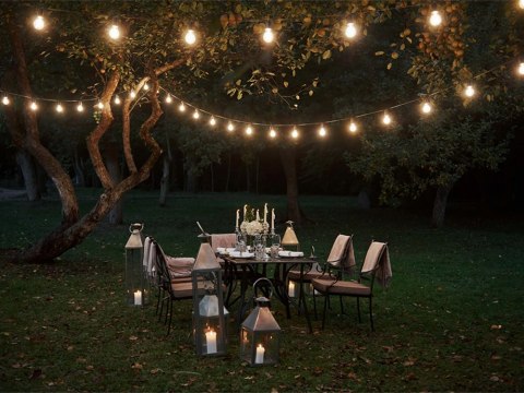Girlanda ogrodowa łańcuch świetlny lampki 15 led