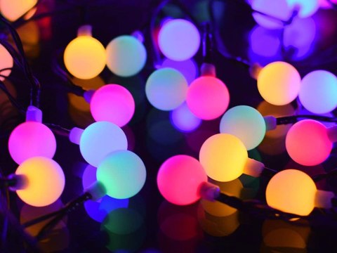 Girlanda ogrodowa solarna lampki 20 led multikolor