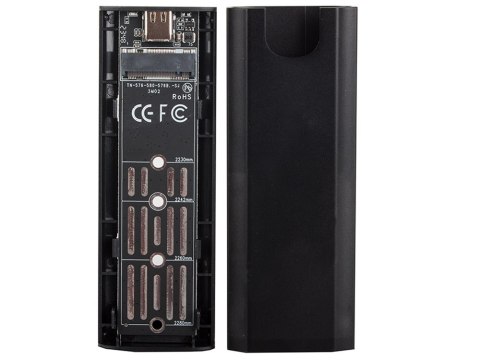 Obudowa adapter dysku kieszeń m.2 sata ngff usb 3.1 usb typ-c 2230-2280mm