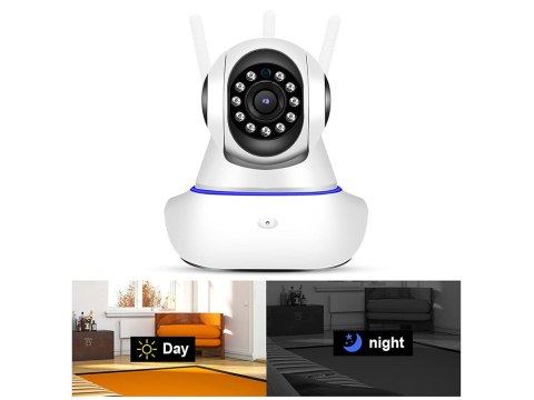 Kamera ip wifi niania elektroniczna obrotowa audio wewnętrzny czujnik ruchu