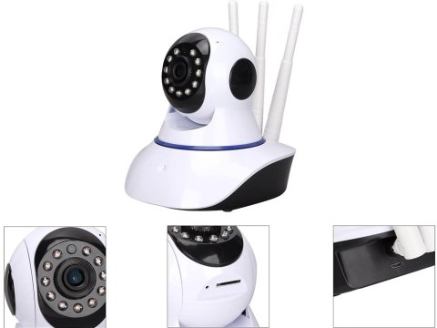 Kamera ip wifi niania elektroniczna obrotowa audio wewnętrzny czujnik ruchu