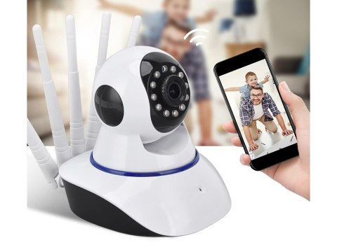 Kamera ip wifi niania elektroniczna obrotowa audio wewnętrzny czujnik ruchu