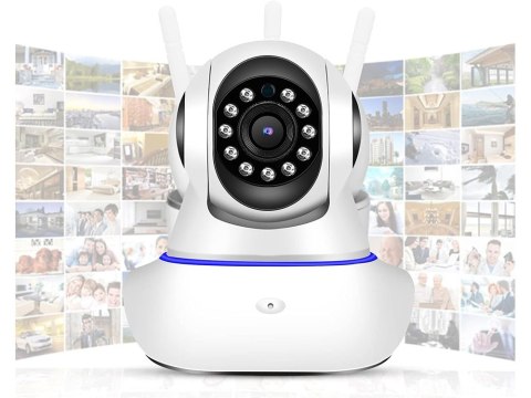 Kamera ip wifi niania elektroniczna obrotowa audio wewnętrzny czujnik ruchu