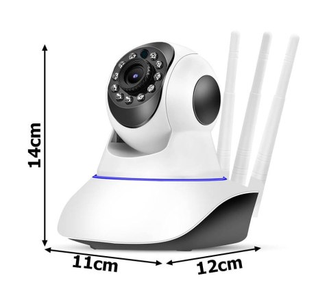 Kamera ip wifi niania elektroniczna obrotowa audio wewnętrzny czujnik ruchu