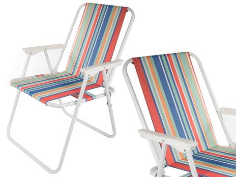 Krzesło składane turystyczne plażowe ogrodowe lekkie na biwak namiot