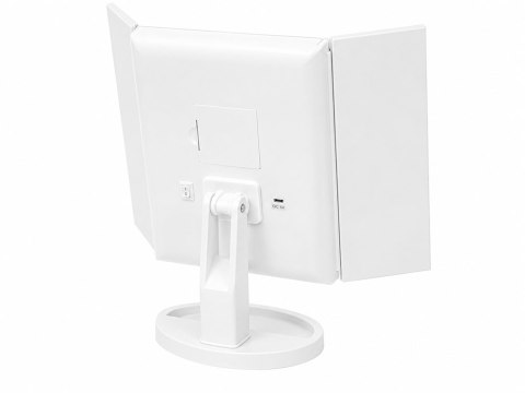 Lusterko kosmetyczne podświetlane led do makijażu powiększające 3x 5x 10x