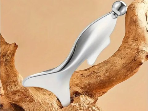 Masażer metalowy płytka do masażu kulkowy kulka do ciała zimny nierdzewny