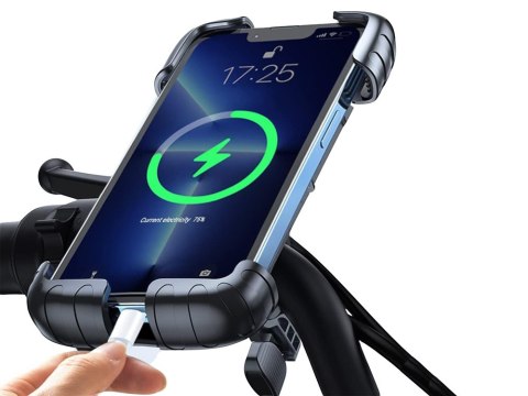 Anty-wstrząsowy uchwyt rowerowy na telefon do telefonu motor kierownicę